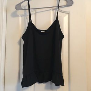 AE Black Ruffle Cami